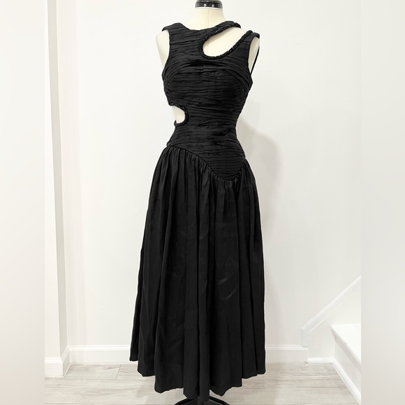 Aje Jolie Abstract Cut Out Midi Dress - Picture 3 of 13